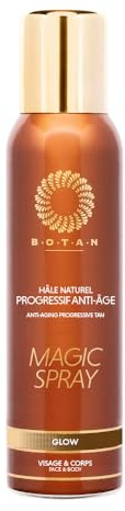 BOTAN Cosmetics – Anti-Aging Selbstbräunungsspray 125 ml – Natürliche & seidige Bräune – Vegan & alkoholfrei