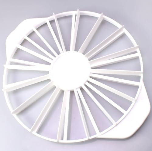 FDXGYH Round Cake Portion Marker 14 or 16 Slices Plastic Pie Divider Cake Slicer/Cutter with Handle for Pastry Baking