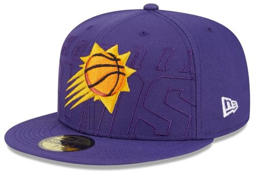 New Era Phoenix Suns 59FIFTY 2023 NBA Draft Fitted Cap Mütze, Violett, 57 EU
