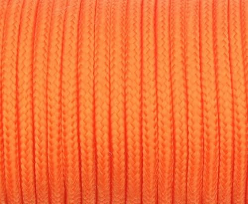 Paracord 2mm One Stand Core Rope for Survival Camping Climbing-2mm orange-50meters