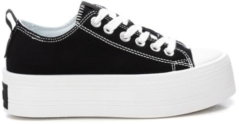 REFRESH - Zapatilla Mujer Negro - Calzado Cómodo y Versátil - Moda Casual - Modelo 17247404 (Talla 39)