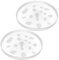 Cabilock 2pcs Popcorn Maker Lid Microwave Popcorn Bowl Cover for Fit for Various Bowls Prevents Essential Kitchen Accessory