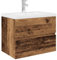 vidaXL Mueble Lavabo con Lavabo Integrado y Grifo Madera Vieja, Armario de baño con Lavabo, Mueble de baño, Mueble de Lavabo de baño