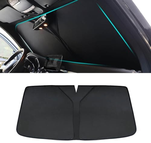Compatible con BMW Serie 3 F30 2012-2018, parasol para parabrisas de coche, cubierta de parabrisas, protector solar para parabrisas de coche