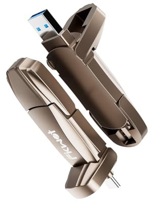 Fikwot FU389 Externe SSD 2TB, USB 3.2 Gen2x2 bis zu 2050MB/s, Portable SSD mit USB A und Typ-C, Externe SSD-Festplatte für iPhone15/16/Android/PC/Mac