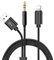 Aux Cable for iPhone with USB Charger in Car, 2 in 1 3.5mm Aux Cable Braided Nylon Car Stereo Aux Headphone Jack Audio Adapter for 14/14 Pro/14Pro Max/13/13 Pro/12/12 Pro/11 Pro/11/Xs/XR/X/8/7 (1M)