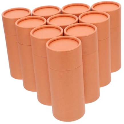 WRITWAA 10 Stück Tee Aufbewahrungsbox Teeboxen Organizer Versandröhren Aus Karton Teeverpackungsröhrenbehälter Pappröhre Gewürzregal Schubladeneinsatz Teebeutel Schubladen