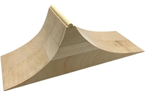 LeeQinersw Rampa para Fingerboard de Madera Pista Skate Miniatura Prop Entrenamiento Juguete Educativo Obstáculo Adecuado para Aficionados Niños Decoración Escri, Style D