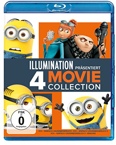 Ich - Einfach unverbesserlich 1-3 & Minions [Blu-ray]