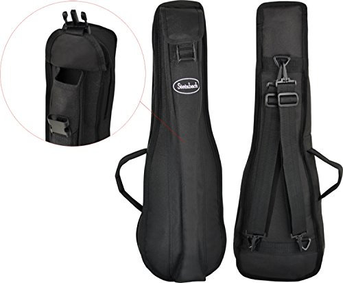 Steinbach 1/2 Geigentasche Gigbag 25 mm Polsterung mit Rucksackgurten für Violine aus hochwertigem Cordura 600 Denier