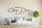 INDIGOS UG - Wandtattoo Wohnzimmer - Wandaufkleber Carpe Diem - schwarz - 80x25 cm - Aufkleber Kinderzimmer Schlafzimmer Küche Badezimmer Büro Dekoration