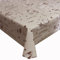 Wachstuch Kaffee Robust Beige Breite & Länge wählbar abwaschbare Tischdecke Eckig 100 x 140 cm