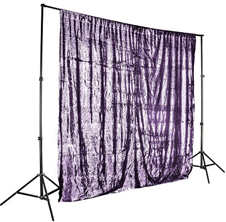 Walimex pro sfondo in paillettes 2,6x2,4m rosa