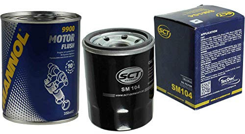 Original SCT Ölfilter SM 104 + SCT Motor Flush Motorspülung