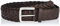 Marc O'Polo Herren Gürtel geflochten aus Leder, Braun (Copley Brown), 100