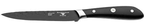Rockingham Forge Ashwood Series 5 Utility Knife Kitchen Knife with Ice Hardened Vanadium Steel Blades, Black, RF-1843N