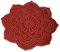 Trend Line Keramik Deko Teller Rot 23,5 x 23,5 x 3,5cm Dekoteller Dekotablett