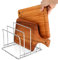 Joy Aid Chopping Board Holder, Cookware Organizer for Cookie/Baking Sheets, Narrow Pans, and More, 4 Slots of 2 widths, Stainless Steel