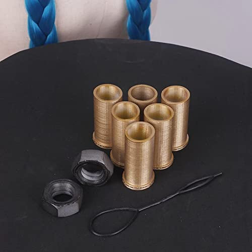 Cosplay Wig for Jinx Resin Headwear Prop The Loose Cannon Halloween Party Role Play prop 8ps