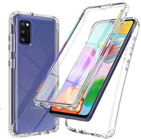 AMAZE!UK Compatible with Samsung Galaxy A53 5G Case, Premium Shock Proof 360 Crystal Hybrid Bumper Mobile Phone Cover (Hard PC Back + Flexible Front TPU) (Galaxy A53) Clear