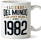 MUGFFINS Tazas 1982 Cumpleaños - En Español - Haciendo del Mundo un Lugar Mejor - 11 oz / 330 ml - Regalo original y divertido
