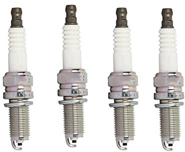 Toiumops Zündkerzen für Kia Rio Accent Picanto Morning, 4 Stück Zündkerze 18843-10062, LKR6D10E