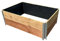 2 x Palettenrahmen NUSS und Eiche Hochbeet PR12080EINU aus Holz, 120x80x39 cm groß, faltbar, steckbar und stapelbar, Hochbeet für Garten, Obst, Pflanzen, Blumen, Gemüse und Kräuter