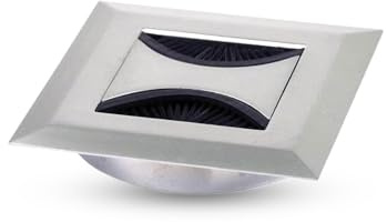 Gedotec Kabeldurchlass aus Metall Silber matt | 1 Stück | Kabeldurchführungssystem Ø 80 x 12 mm | Soul | Kabeldurchgang 2-teilig | Kabeldurchlasskanal in quadratischer Form