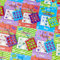 Kannove Lot de 28 porte-clés Valentine Tic Tac Toe pour enfants