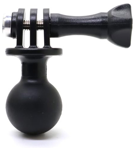 1 Inch / 25mm Tripod Ball Head Joint Mount Adapter for GoPro HERO 12 11 10 9 8 7 6 5 4 Action Camera Compatible with RAM Mounts