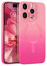 DOMAVER Cover magnetica per iPhone 15 Pro Max Cover in silicone morbida per iPhone 15 Pro Max Case, compatibile con Magsafe, custodia antiurto antiscivolo anti-graffio custodia sottile, rosa fluo