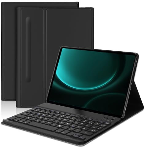 JADEMALL Galaxy Tab S10/S9 Tastatur - Tastatur Hülle für Samsung Galaxy Tab S9 2023/S8 2022/S7 11 Zoll 2020, Magnetisch QWERTZ Deutsch Bluetooth mit Hülle