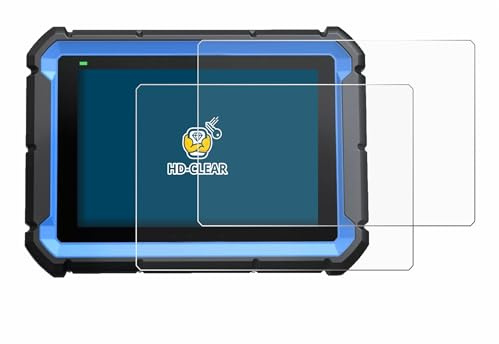 BROTECT Schutzfolie für Topdon ArtiDiag Pro | 2 Stück Transparenter Displayschutz Made in Germany Klare Displayschutz-Folie Clear Einfache Montage Case-Friendly