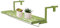 MBBTAG Support Pot Métal Clôture, garde-corps porte-pot, Crochet réglable, pot plante garde corps, jardiniere balcon suspendue, support jardiniere balcon, Convient pour balcon/balustrade/jardin(Vert,6