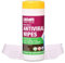 Labsales Large Antibacterial & Antiviral Heavy Duty Surface Cleansing Wipes For Disinfecting With Citrus Scent & Recyclable Tub, Made in Britain, Tub Of 50 Wet Wipes