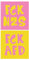 100x Aufkleber - FCK AFD & FCK NZS - Sticker - Outdoor Aufkleber - 5,2cm x 5,2cm - fck afd sticker fck nzs sticker aufkleber links farbenfroh