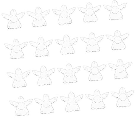 SHINEOFI 20er-pack Weihnachtskerzenschalen Flammhemmendes Werkzeug Dekorative Kerzengläser Für Die Inneneinrichtung