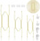 COYUN 1 Set Display Da Parete Piatto Appendini Supporto, Piatto Da Parete Appendino Decorativo Piatto Per La Casa Bar Decor, Per Esposizione Di Piatti E Decorazioni
