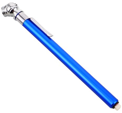 Reifendruckmessgerät Stift für Fahrzeug und Wohnmobil, Aluminiumlegierung | Analoganzeige, Blaues Schlankes Design, Leicht zu Tragen, für Werkstatt und Regelmäßige Kontrolle
