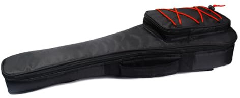 LRXIYODE Gitarrentasche Gepolstert Aus Wasserabweisend Mit Praktischen Taschen Und Verstellbaren Riemen Für Akustik Gitarren