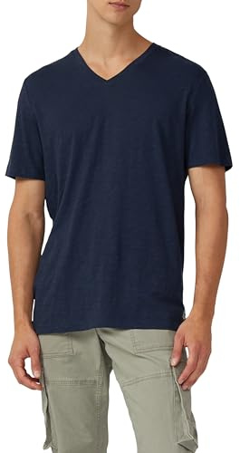 s.Oliver T-Shirt aus Baumwolle mit V-Ausschnitt