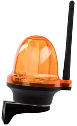 Harilla Luz de Advertencia LED Estroboscópica Intermitente de Alta Visibilidad, Accesorio para Sistemas de Apertura de Portones Exteriores.