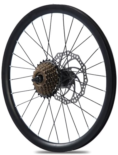 24-Zoll/26-Zoll-Fahrradhinterrad 135-mm-Hinterradnaben Mit Schnellspanner Scheibenbremse Felge Aus Aluminiumlegierung 6-8-Gang-Mountainbikes(Rear 7s,26in)