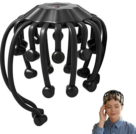 Electric Scalp Massager, Octopus Head Massager 20 Nodes Scalp Stress Relax