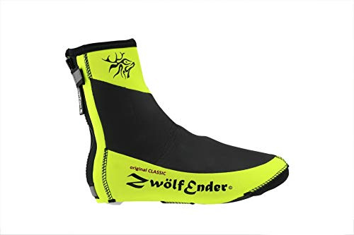Zwölfender Classic Winddichte, wasserdichte und wärmeisolierende Neopren-Überschuhe für Herren und Damen | Schuhüberzug Kälteschutz Thermo Überschuhe Rennrad MTB