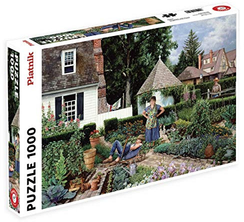 Piatnik 5481 - Puzzle Fauler Gartenarbeiter 1000 Teile