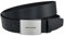 Pierre Cardin Gürtel Herren Ledergürtel, Rindleder-Gürtel bombiert mit Koppelschließe, schwarz, Größe/Size:95, Farbe/Color:schwarz