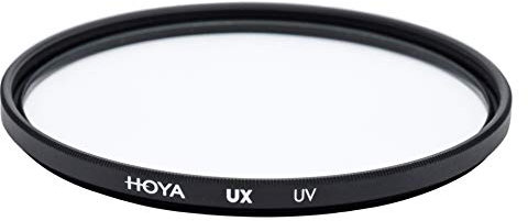 Hoya UX UV Filter 43 mm, UV Schutzfilter, 10fach-Vergütung zur Reflexunterdrückung, wasserabweisend, sehr gute Glasqualität mit dünner Aluminiumfassung