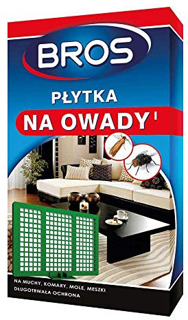 Bros Piastrella per Insetti Contro Insetti a Casa Insetticida Mosche Zanzare Formiche Falene