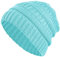 Balinco Damen und Herren Strickmütze - gestrickte Wintermütze (6a) (Hellblau)